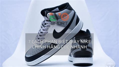 nhận biết nike chính hãng